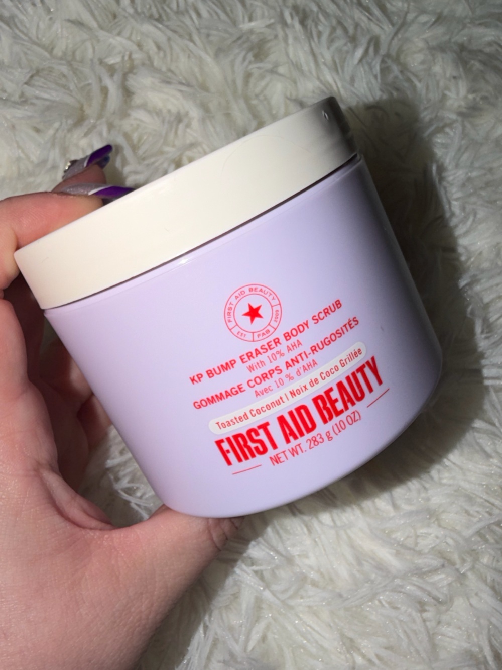 NEW First Aid Beauty Bump Eraser Body Scrub Toasted Coconut 10oz